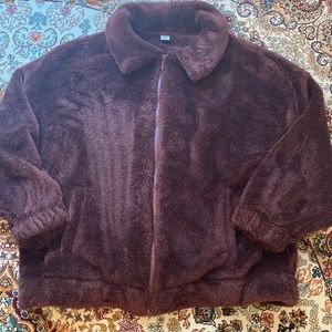 Barley worn old navy soft zip up coat